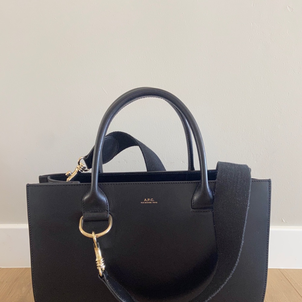 APC black small tote bag